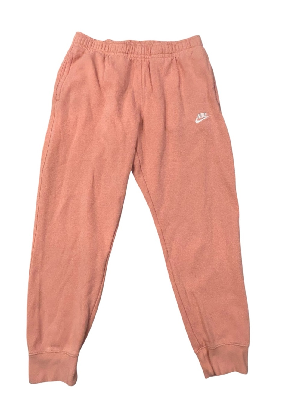 Nike Peach Fleece Men’s Drawstring Joggers M Athleisure Active Exercise Lounge